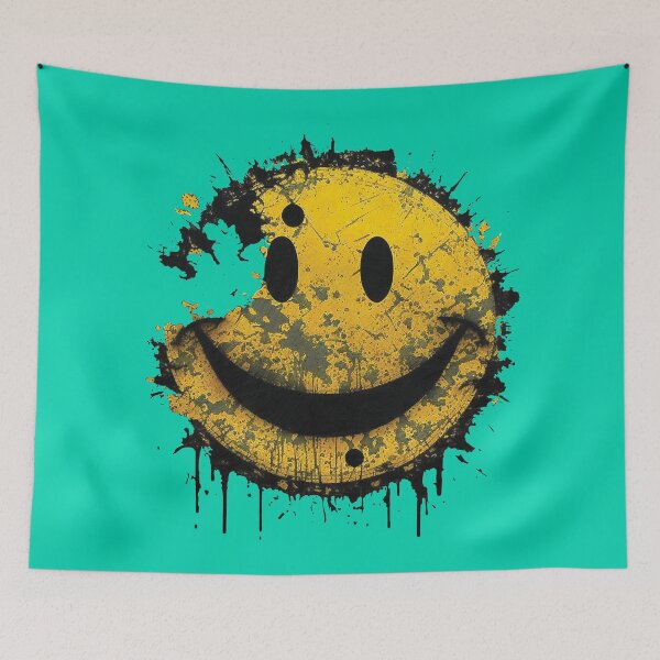 Item preview, Scratched Smile Face Emoji designed and sold by Jarmo Piironen.