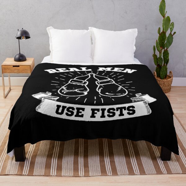 Item preview, Real Men Use Fists designed and sold by sahil400.