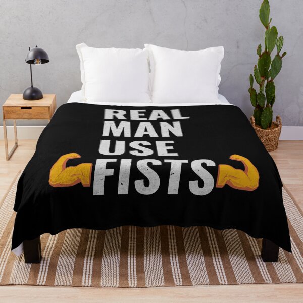 Item preview, Real Men Use Fists designed and sold by sahil400.