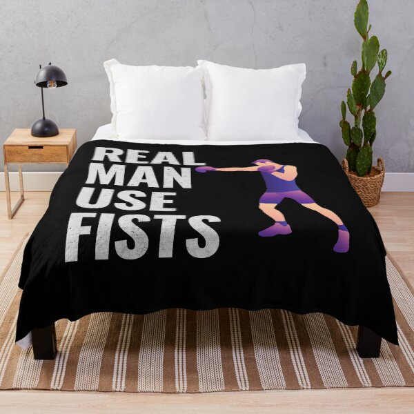 Item preview, Real Men Use Fists designed and sold by sahil400.