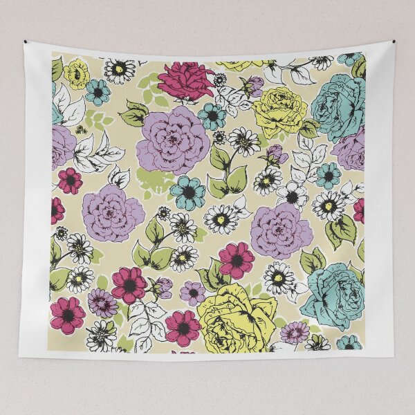 Item preview, Bright Floral Pattern  designed and sold by Maryke Van Rooyen.