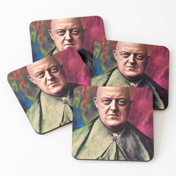 Item preview, Aleister Crowley The Great Beast of Thelema painted in a Surrealist and Impressionist style designed and sold by Ataraxia  Apparel.