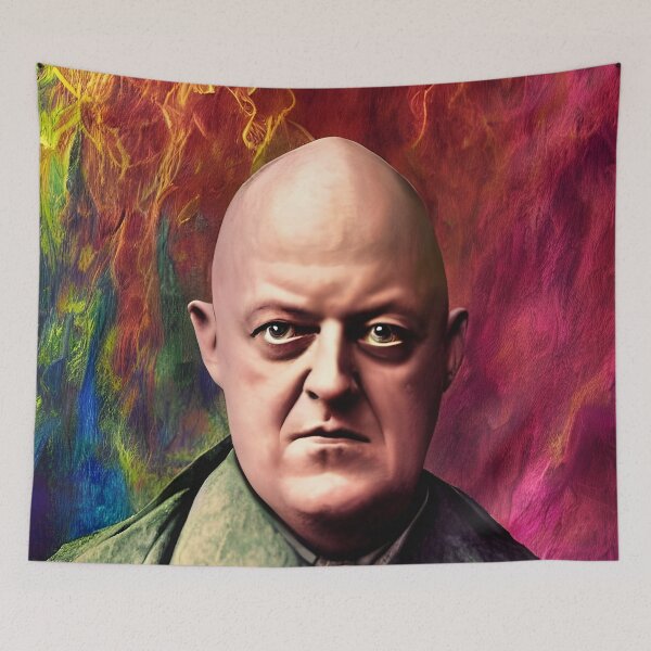 Item preview, Aleister Crowley The Great Beast of Thelema painted in a Surrealist and Impressionist style designed and sold by Ataraxia  Apparel.