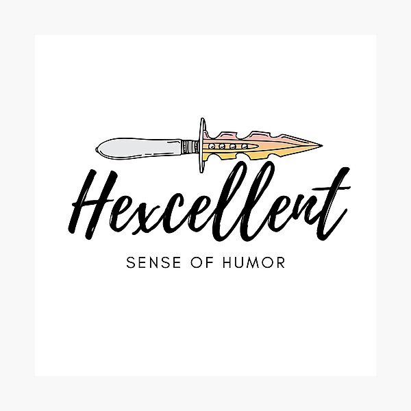 Item preview, Hexcellent Sense of Humor designed and sold by EastGhostDesign.