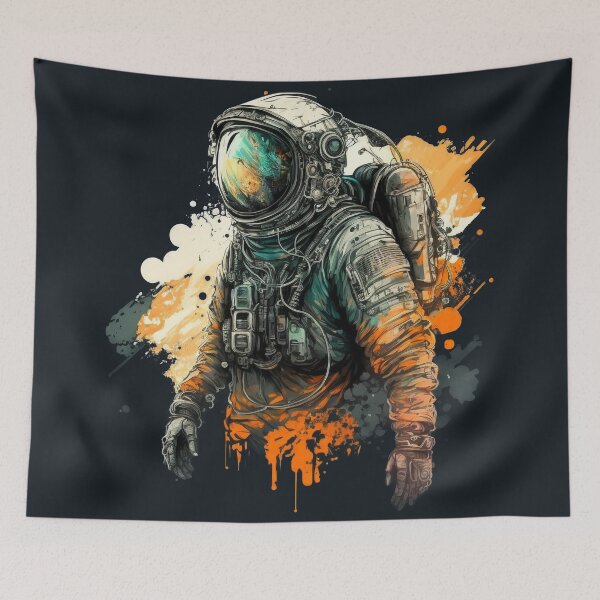Item preview, The Cosmic Graffiti: A High-Tech Hero in the Stars designed and sold by Abili-Tees.