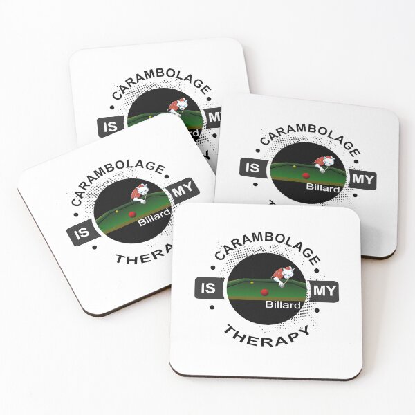 Item preview, Carom billiards is my therapy, billiards fox designed and sold by ChrUzDesigner.