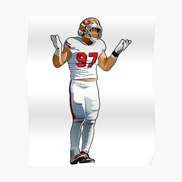 Nick Bosa Football Player Poster6 Canvas Art Posters Home Fine Decorations  Unframe:24x36inch(60x90cm)