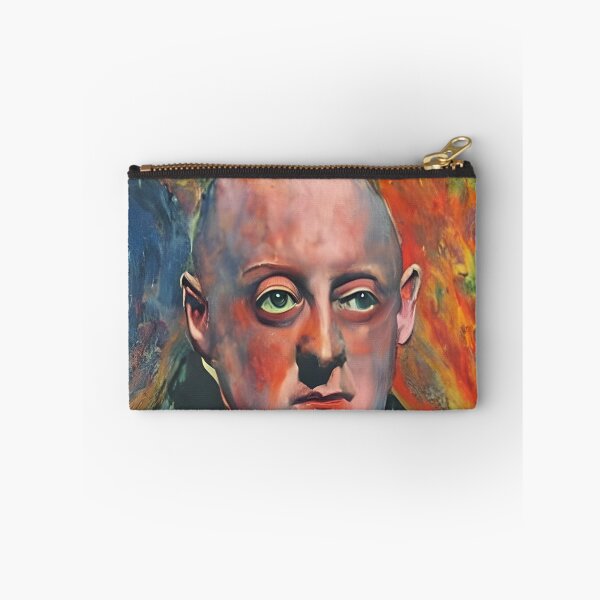 Item preview, Painting of Aleister Crowley The Great Beast of Thelema painted in a Surrealist and Impressionist style designed and sold by Ataraxia  Apparel.