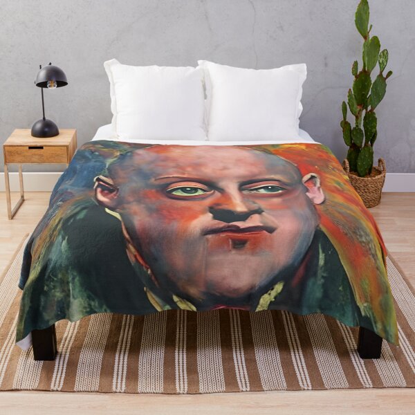 Item preview, Painting of Aleister Crowley The Great Beast of Thelema painted in a Surrealist and Impressionist style designed and sold by Ataraxia  Apparel.