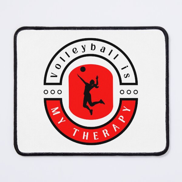 Item preview, Volleyball is my therapy funny motivational design designed and sold by DigitalMagShop.