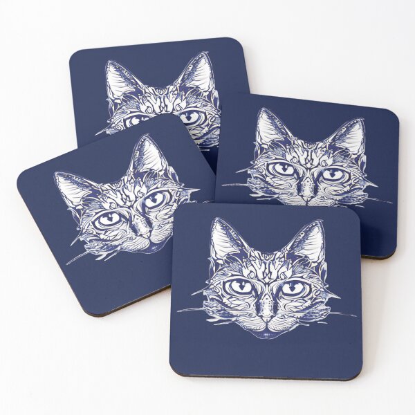 Item preview, Serious cat portrait designed and sold by Goatonfire.