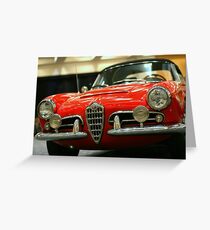 Alfa Romeo Giulietta Greeting Card
