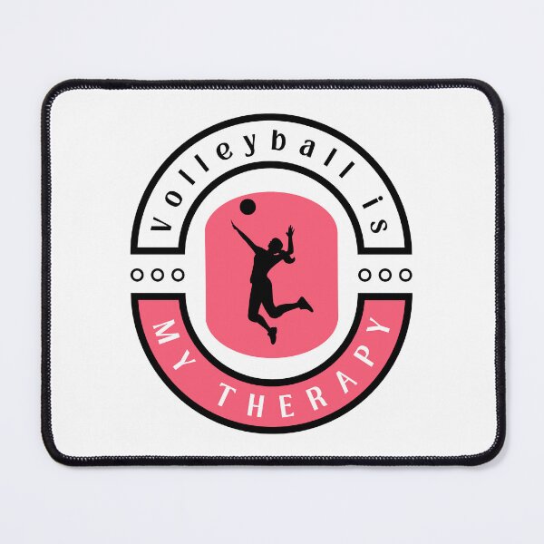 Item preview, Volleyball is my therapy funny motivational design designed and sold by DigitalMagShop.