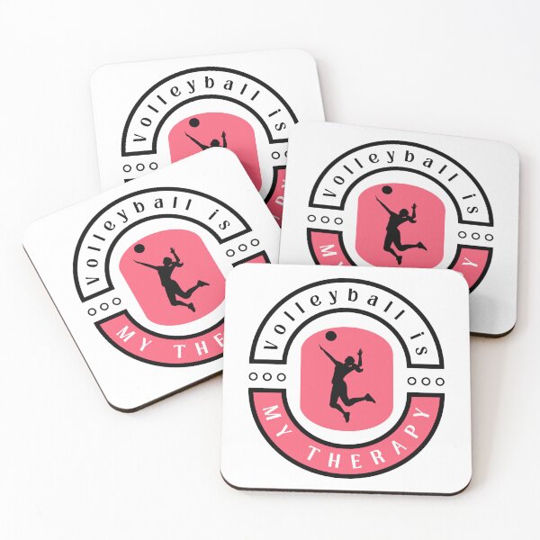 Item preview, Volleyball is my therapy funny motivational design designed and sold by DigitalMagShop.