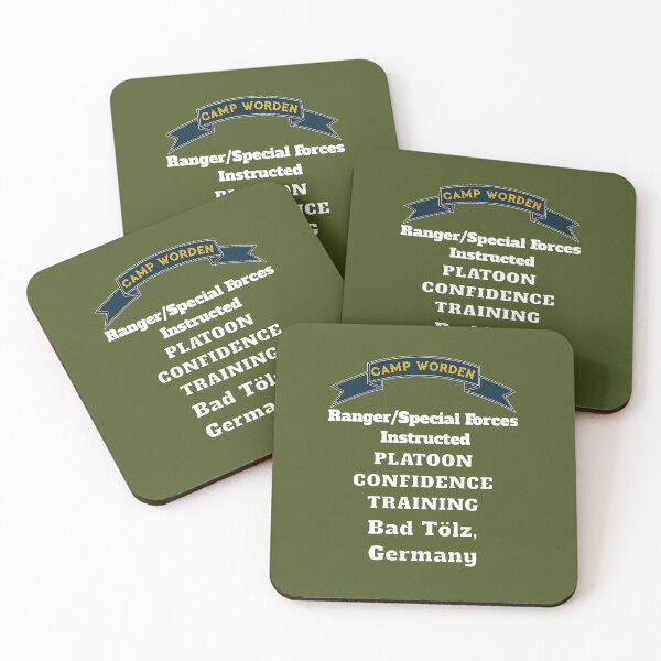 Item preview, Camp Worden Ranger/SF Instructed Platoon Confidence Training designed and sold by tomgriffin1956.