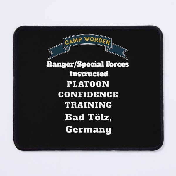 Item preview, Camp Worden Ranger/SF Instructed Platoon Confidence Training designed and sold by tomgriffin1956.