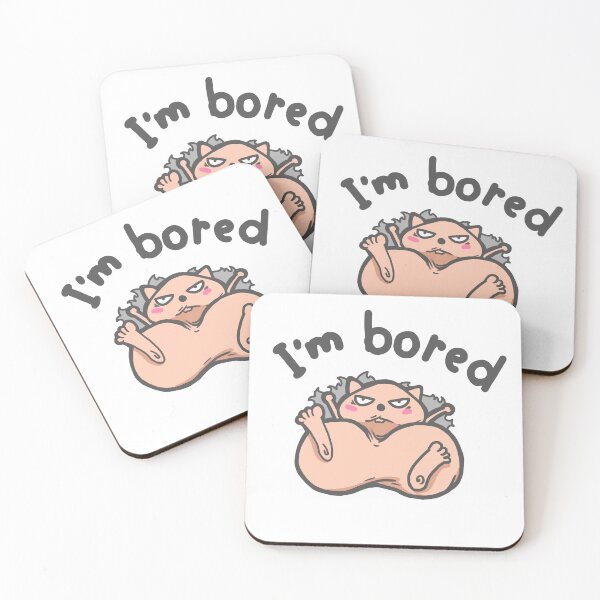 Item preview, I am bored hedgehog designed and sold by PANG-NANG.