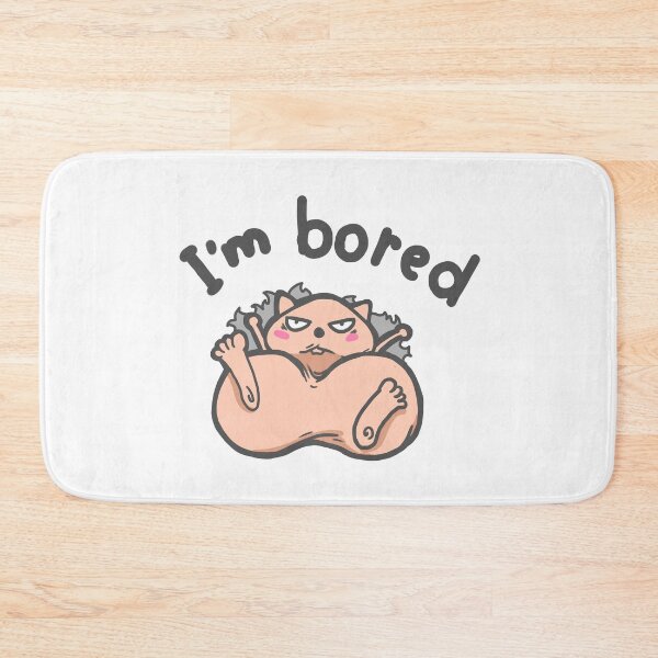 Item preview, I am bored hedgehog designed and sold by PANG-NANG.