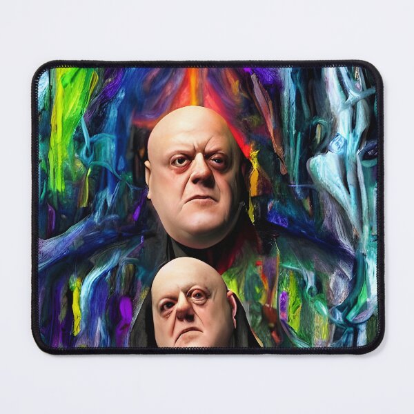 Item preview, Cyberpunk Aleister Crowley The Great Beast of Thelema painted in a Surrealist and Impressionist style designed and sold by Ataraxia  Apparel.