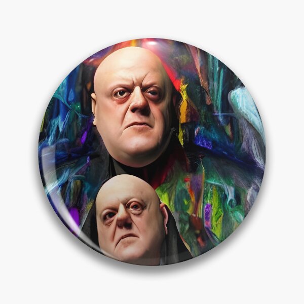 Item preview, Cyberpunk Aleister Crowley The Great Beast of Thelema painted in a Surrealist and Impressionist style designed and sold by Ataraxia  Apparel.