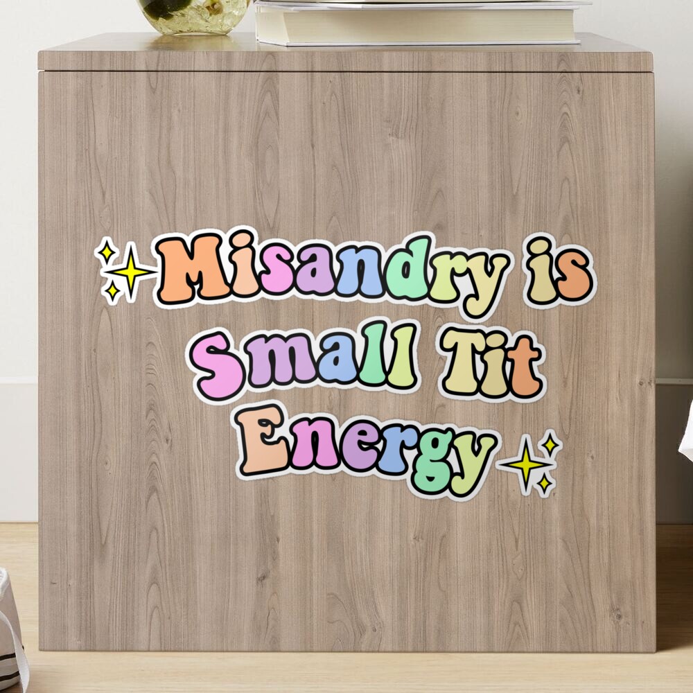 Misandry Is Small Tit Energy