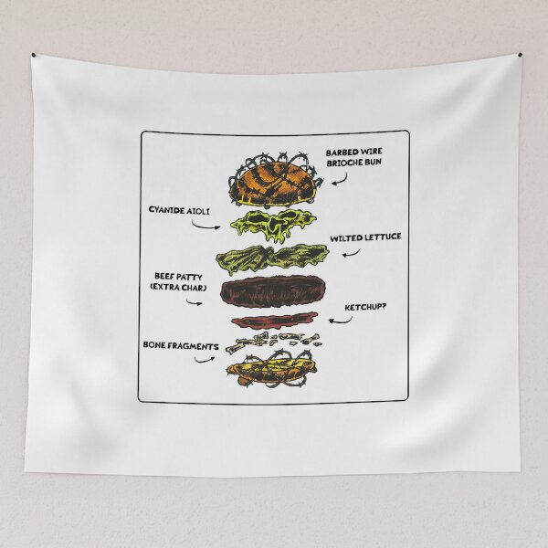 Item preview, Chuckle Sandwich Kneebreaker Burger Chuckle Sandwich Merch Unisex Tshirt Blend Hoodie designed and sold by HamsNa.