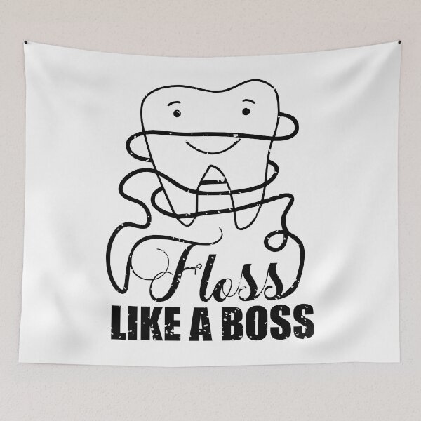 Item preview, Floss Like A Boss Funny Floss Joke Funny Dental Floss Images designed and sold by ArabCorner.