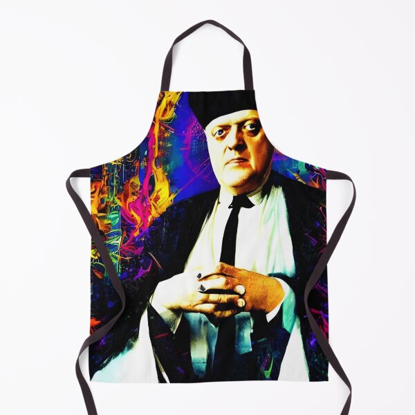 Item preview, Cyberpunk Aleister Crowley The Great Beast of Thelema painted in a Surrealist and Impressionist style designed and sold by Ataraxia  Apparel.