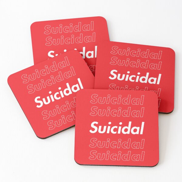 Item preview, Suicidal Red Logo Parody designed and sold by everything4eva.