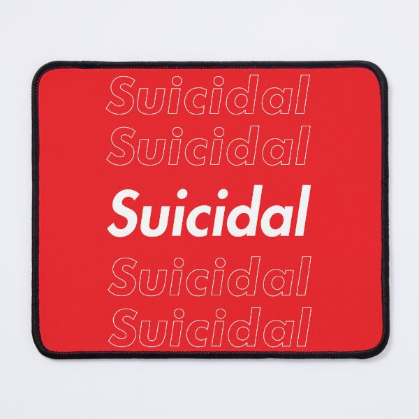 Item preview, Suicidal Red Logo Parody designed and sold by everything4eva.