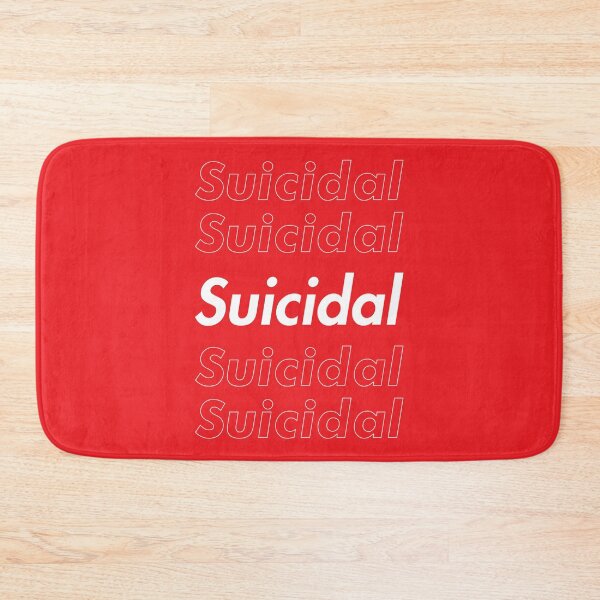 Item preview, Suicidal Red Logo Parody designed and sold by everything4eva.