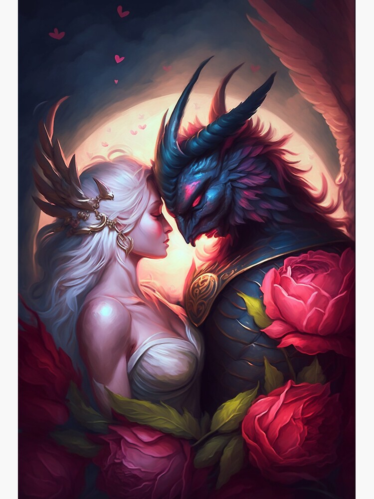 Belle & Beast Dota 2 Love - Skywrath Mage & Vengeful Spirit Art