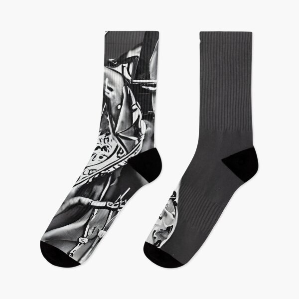 Item preview, Black and White Cyberpunk Aleister Crowley The Great Beast of Thelema painted in a Surrealist and Impressionist style designed and sold by Ataraxia  Apparel.