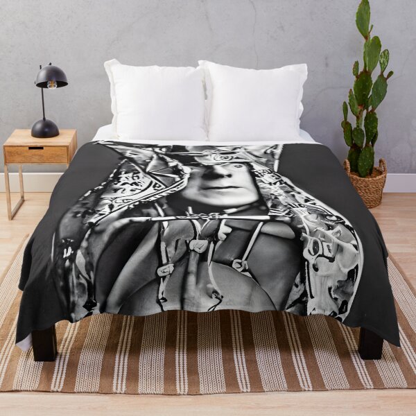 Item preview, Black and White Cyberpunk Aleister Crowley The Great Beast of Thelema painted in a Surrealist and Impressionist style designed and sold by Ataraxia  Apparel.