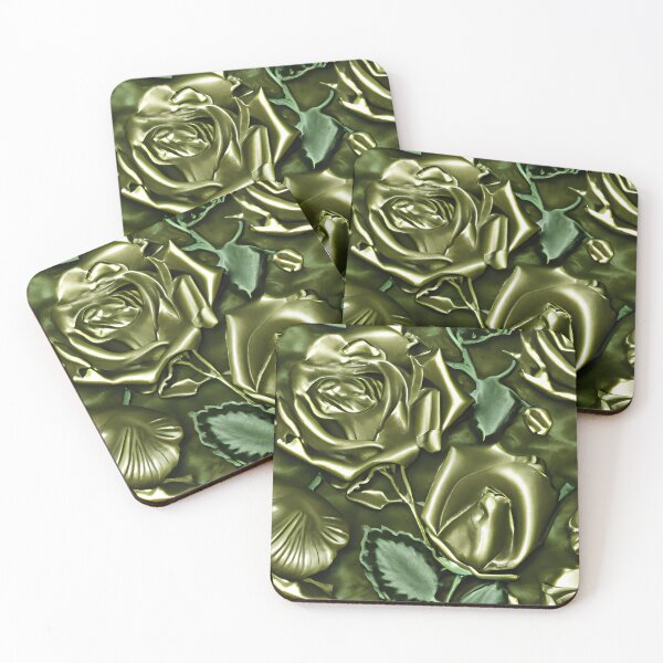 Item preview, Metallic Green Roses  designed and sold by Itzjustlife.