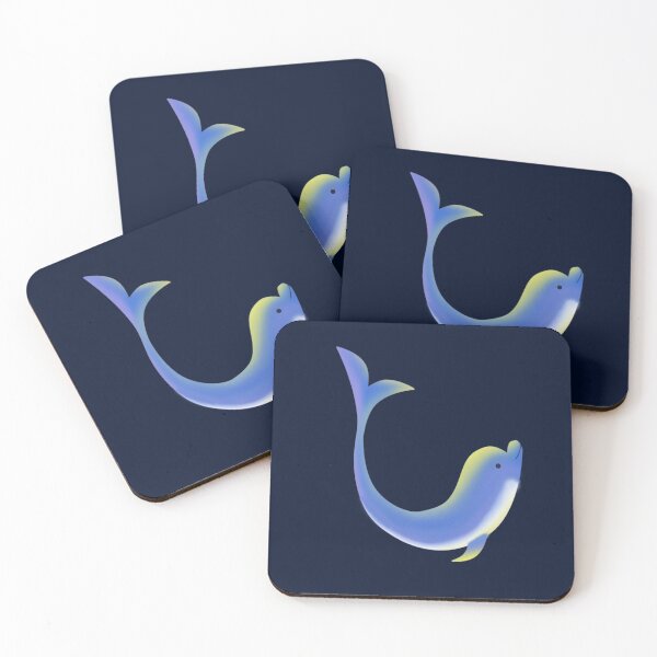 Item preview, Beautiful Gradual Colorful Circle Dolphin designed and sold by UnaWu533.