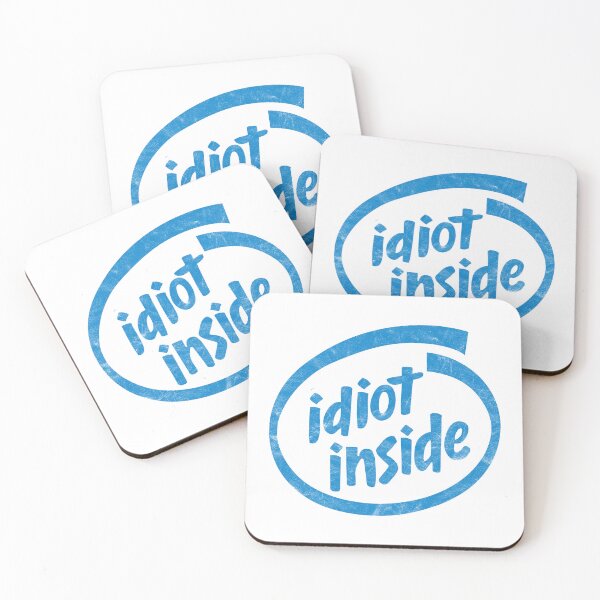 Item preview, Idiot Inside - Distressed Design designed and sold by risible.