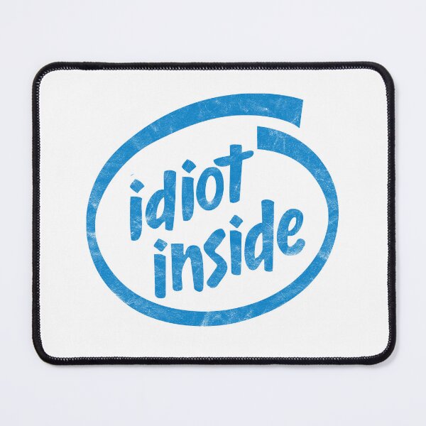 Item preview, Idiot Inside - Distressed Design designed and sold by risible.
