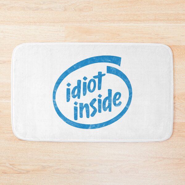 Item preview, Idiot Inside - Distressed Design designed and sold by risible.