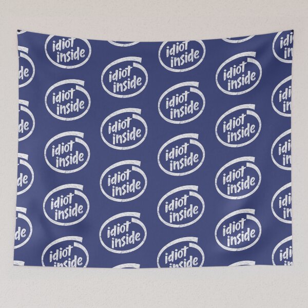 Item preview, Idiot Inside - Distressed Design designed and sold by risible.