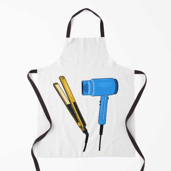 Item preview, Hair dryer & hair straightener illustration designed and sold by Misscartoon.