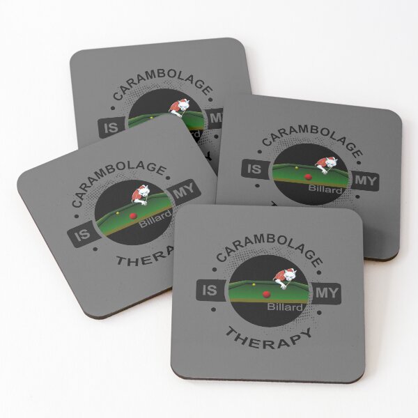 Item preview, Carom billiards is my therapy, billiards fox designed and sold by ChrUzDesigner.