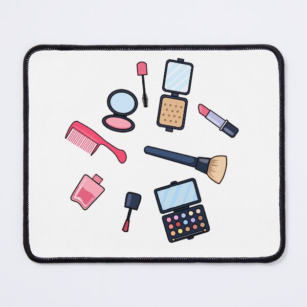 Item preview, Cosmetics / make-up cartoon illustration designed and sold by Misscartoon.