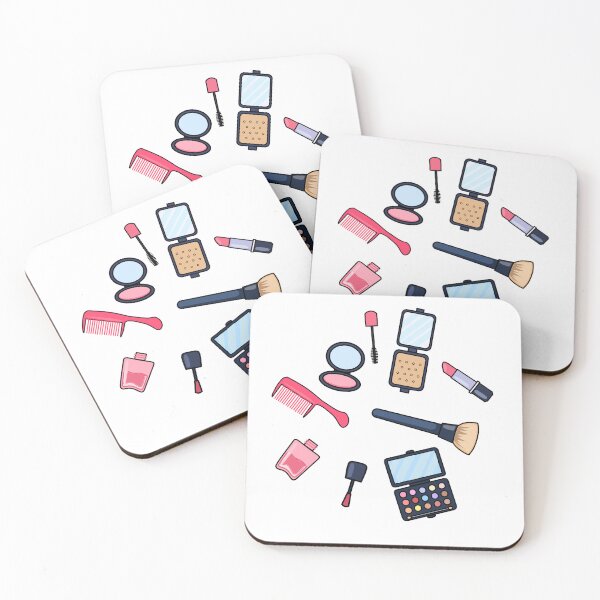 Item preview, Cosmetics / make-up cartoon illustration designed and sold by Misscartoon.