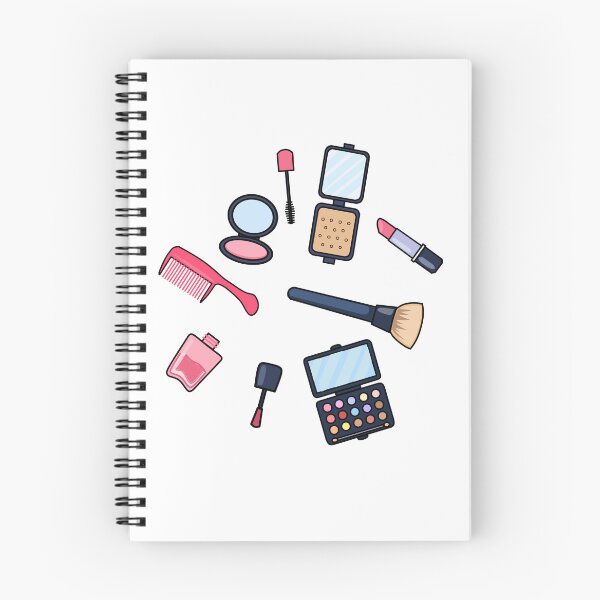 Item preview, Cosmetics / make-up cartoon illustration designed and sold by Misscartoon.