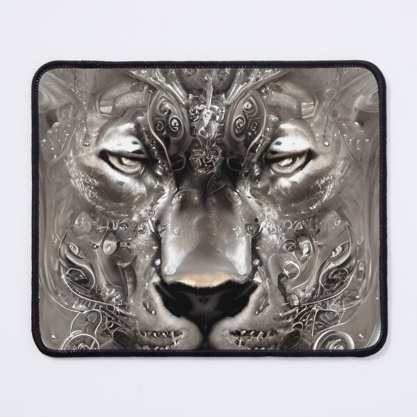 Item preview, Silver lion design designed and sold by Itzjustlife.