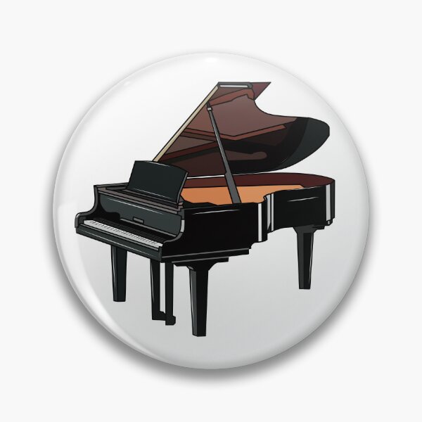 Item preview, Piano cartoon illustration designed and sold by Misscartoon.
