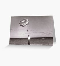 man on the Beach Greeting Card