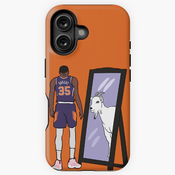 Aperçu de l'œuvre Kevin Durant Miroir GOAT (Phoenix) créée et vendue par RatTrapTees.