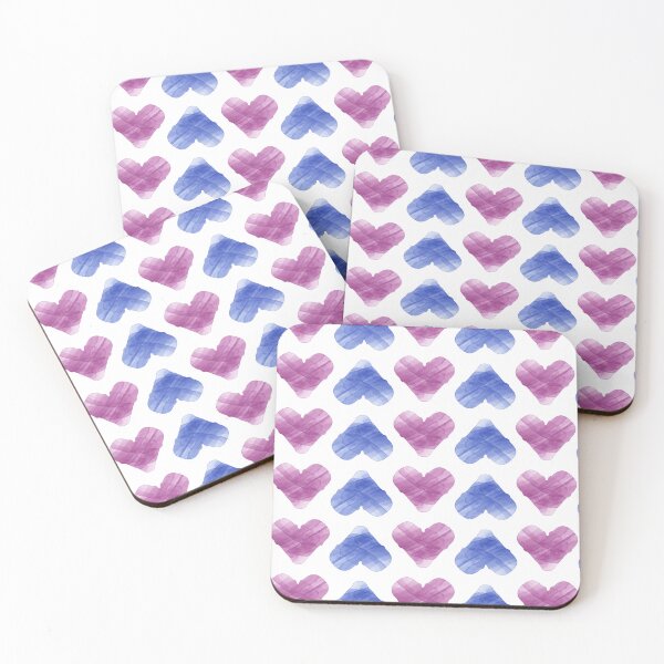 Item preview, Lots of Hearts - Seamless watercolor heart pattern designed and sold by wondertree.